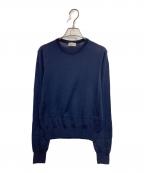 IENAイエナ）の古着「18Gプレーンクルーネックプルオーバー」｜ネイビー