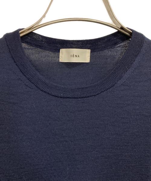 IENA（イエナ）IENA (イエナ) 18Gプレーンクルーネックプルオーバー ネイビー サイズ:Fの古着・服飾アイテム