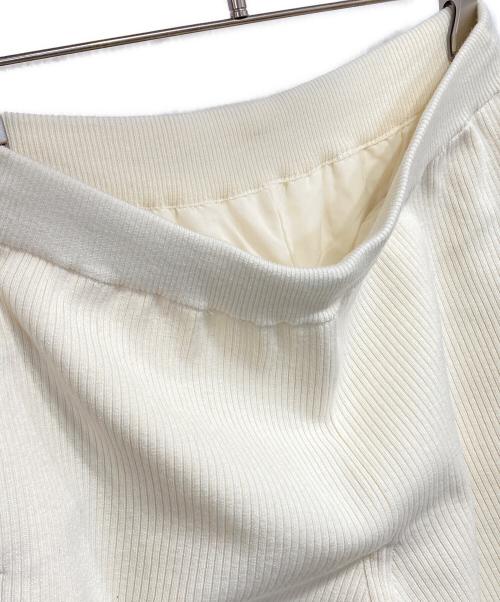 IENA（イエナ）IENA (イエナ) Sn.WEEKEND リブパンツ ホワイト サイズ:36の古着・服飾アイテム