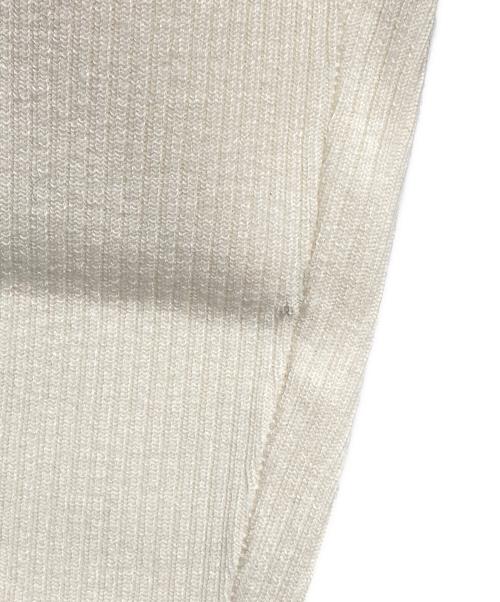 IENA（イエナ）IENA (イエナ) Sn.WEEKEND リブパンツ ホワイト サイズ:36の古着・服飾アイテム