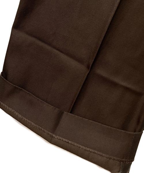 Plage（プラージュ）Plage (プラージュ) R’IAM タックワイドパンツ ブラウン サイズ:36の古着・服飾アイテム