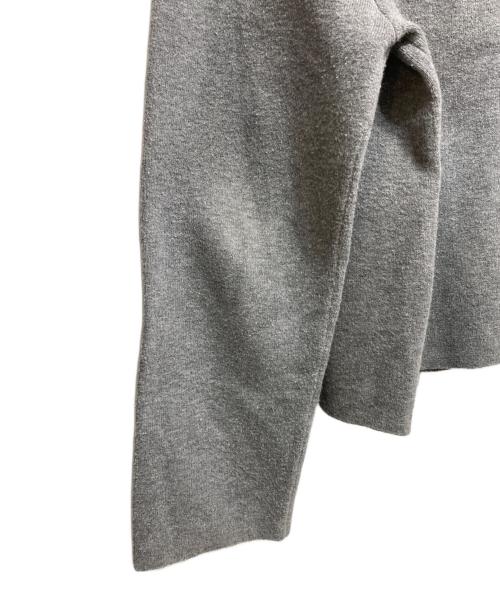 IENA（イエナ）IENA (イエナ) ダブルフェイススナップカーディガン ライトグレー サイズ:記載なしの古着・服飾アイテム