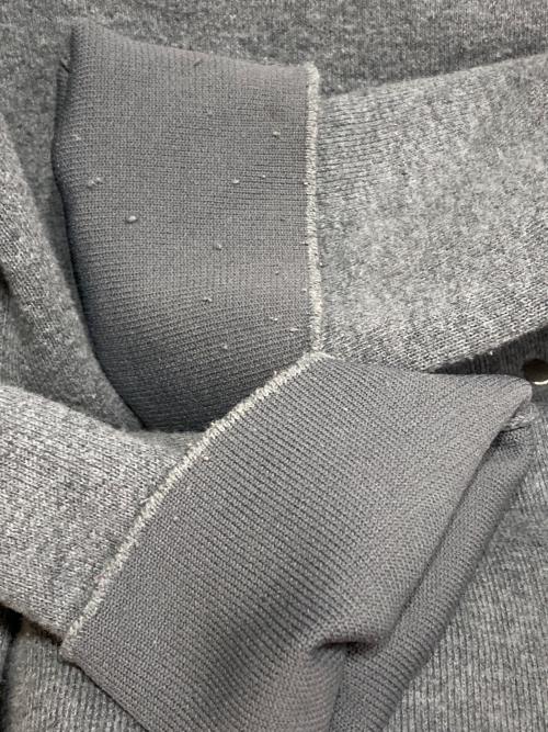 IENA（イエナ）IENA (イエナ) ダブルフェイススナップカーディガン ライトグレー サイズ:記載なしの古着・服飾アイテム