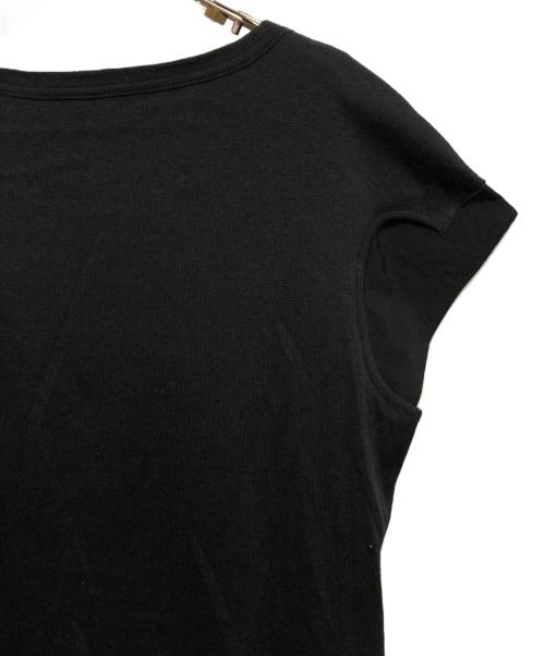 Y's（ワイズ）Y's (ワイズ) レイヤードカットソーワンピース ブラック サイズ:3の古着・服飾アイテム