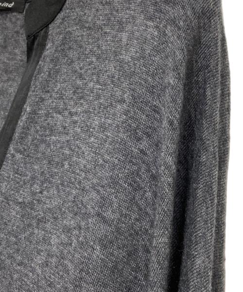 mizuiro-ind（ミズイロインド）mizuiro-ind (ミズイロインド) ニットワンピース ブラック×グレー サイズ:FREEの古着・服飾アイテム