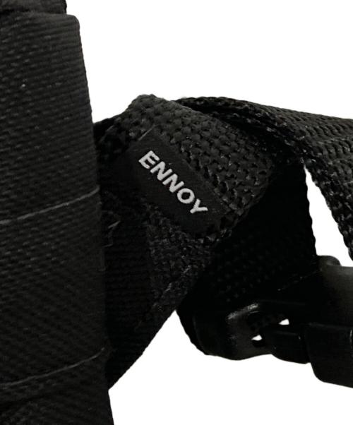 The Ennoy Professional（ザ エンノイ プロフェッショナル）The Ennoy Professional (ザ エンノイ プロフェッショナル) ロゴショルダーバッグ ブラックの古着・服飾アイテム