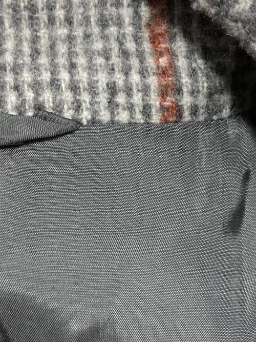 UNITED TOKYO（ユナイテッドトーキョー）UNITED TOKYO (ユナイテッドトーキョー) チェックオーバーサイズチェスターコート グレー サイズ:2の古着・服飾アイテム