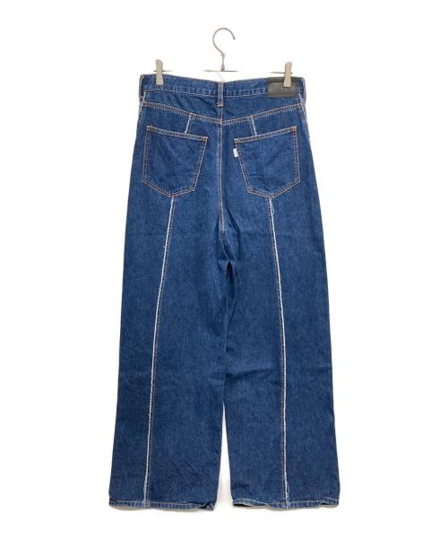 jieda（ジエダ）jieda (ジエダ) ユーズドルーズフィットデニムパンツ ブルー サイズ:2の古着・服飾アイテム