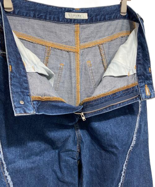 jieda（ジエダ）jieda (ジエダ) ユーズドルーズフィットデニムパンツ ブルー サイズ:2の古着・服飾アイテム