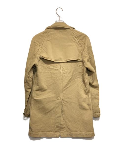 COMME des GARCONS HOMME（コムデギャルソン オム）COMME des GARCONS HOMME (コムデギャルソン オム) 強撚糸ポリステンカラーコート ベージュ サイズ:Mの古着・服飾アイテム