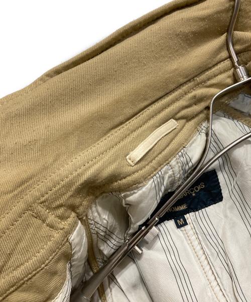 COMME des GARCONS HOMME（コムデギャルソン オム）COMME des GARCONS HOMME (コムデギャルソン オム) 強撚糸ポリステンカラーコート ベージュ サイズ:Mの古着・服飾アイテム