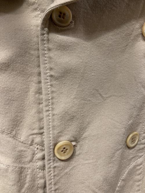 COMME des GARCONS HOMME（コムデギャルソン オム）COMME des GARCONS HOMME (コムデギャルソン オム) 強撚糸ポリステンカラーコート ベージュ サイズ:Mの古着・服飾アイテム