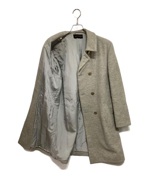 COMME des GARCONS（コムデギャルソン）COMME des GARCONS (コムデギャルソン) ウールミドルコート ライトグレー サイズ:Mの古着・服飾アイテム
