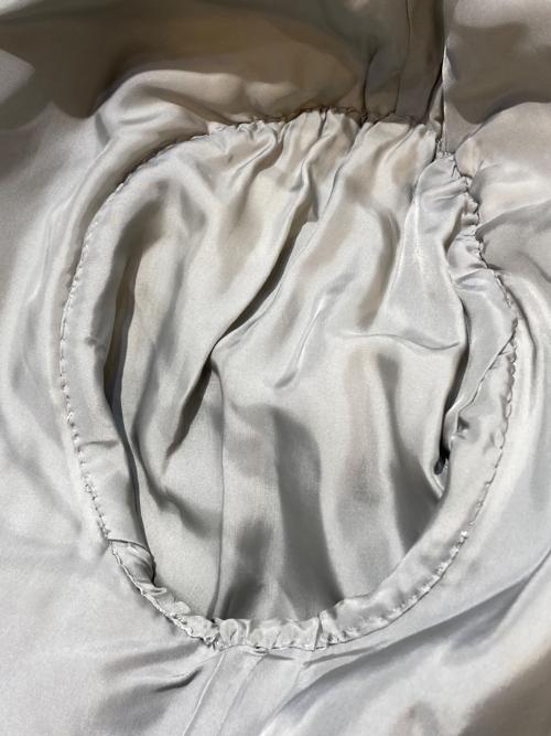 COMME des GARCONS（コムデギャルソン）COMME des GARCONS (コムデギャルソン) ウールミドルコート ライトグレー サイズ:Mの古着・服飾アイテム