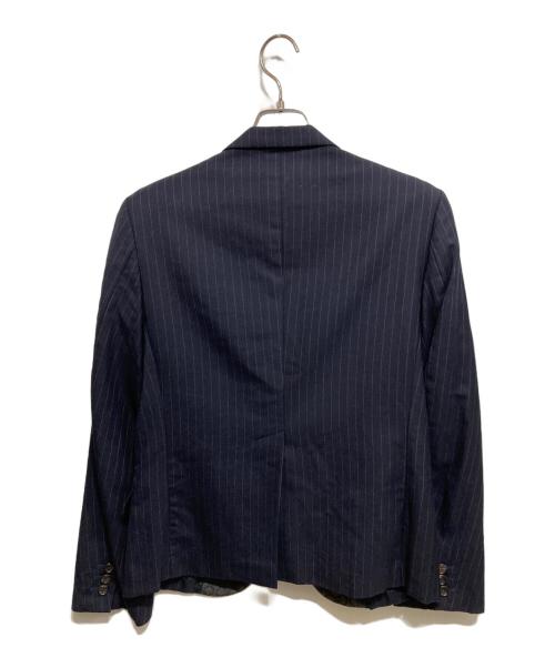 COMME des GARCONS SHIRT（コムデギャルソンシャツ）COMME des GARCONS SHIRT (コムデギャルソンシャツ) 1Bラペル切替ジャケット グレー×ネイビー サイズ:Sの古着・服飾アイテム