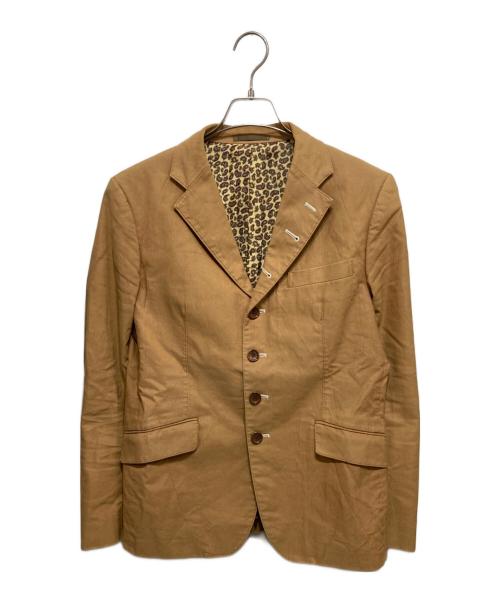 COMME des GARCONS HOMME（コムデギャルソン オム）COMME des GARCONS HOMME (コムデギャルソン オム) 6Bコットンテーラードジャケット ブラウン サイズ:Sの古着・服飾アイテム