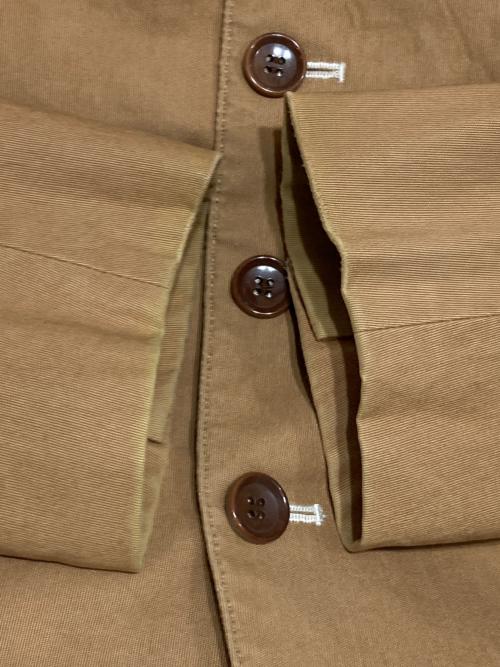 COMME des GARCONS HOMME（コムデギャルソン オム）COMME des GARCONS HOMME (コムデギャルソン オム) 6Bコットンテーラードジャケット ブラウン サイズ:Sの古着・服飾アイテム