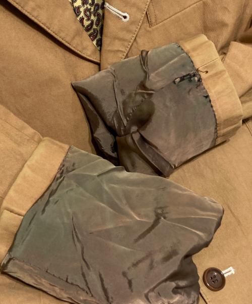 COMME des GARCONS HOMME（コムデギャルソン オム）COMME des GARCONS HOMME (コムデギャルソン オム) 6Bコットンテーラードジャケット ブラウン サイズ:Sの古着・服飾アイテム