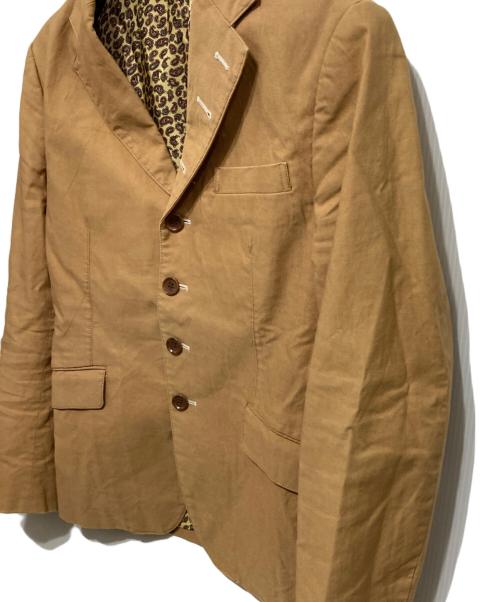 COMME des GARCONS HOMME（コムデギャルソン オム）COMME des GARCONS HOMME (コムデギャルソン オム) 6Bコットンテーラードジャケット ブラウン サイズ:Sの古着・服飾アイテム
