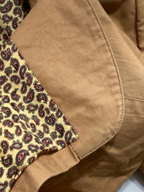 COMME des GARCONS HOMME（コムデギャルソン オム）COMME des GARCONS HOMME (コムデギャルソン オム) 6Bコットンテーラードジャケット ブラウン サイズ:Sの古着・服飾アイテム