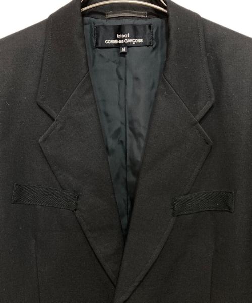 tricot COMME des GARCONS（トリココムデギャルソン）tricot COMME des GARCONS (トリココムデギャルソン) 6Bウールテーラードジャケット ブラック サイズ:Mの古着・服飾アイテム