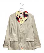 COMME des GARCONS SHIRTコムデギャルソンシャツ）の古着「3Bカッティングテーラードジャケット」｜ベージュ