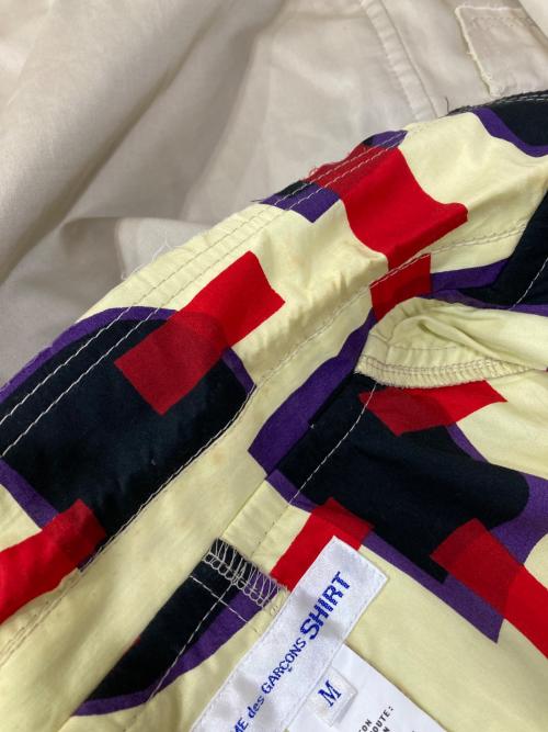 COMME des GARCONS SHIRT（コムデギャルソンシャツ）COMME des GARCONS SHIRT (コムデギャルソンシャツ) 3Bカッティングテーラードジャケット ベージュ サイズ:Ｍの古着・服飾アイテム