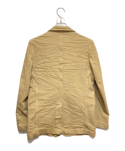 COMME des GARCONS HOMME（コムデギャルソン オム）COMME des GARCONS HOMME (コムデギャルソン オム) 強撚糸ポリテーラードジャケット ベージュ サイズ:Sの古着・服飾アイテム