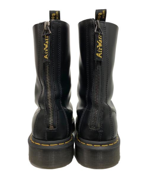 Dr.Martens（ドクターマーチン）Dr.Martens (ドクターマーチン) 10ホールジッパーブーツ ブラック サイズ:UK8の古着・服飾アイテム