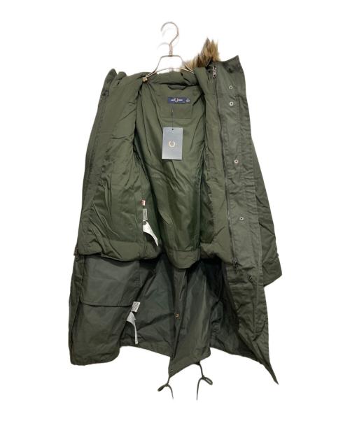 FRED PERRY（フレッドペリー）FRED PERRY (フレッドペリー) Zip-In Liner Parka オリーブ サイズ:34の古着・服飾アイテム