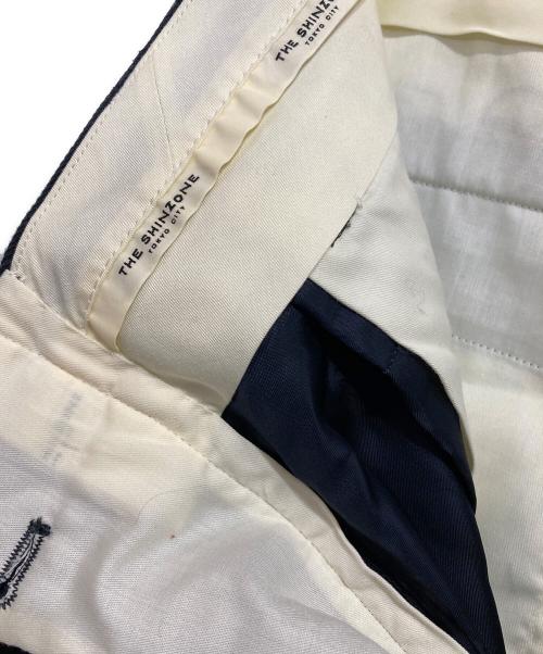 THE SHINZONE（ザ シンゾーン）THE SHINZONE (ザ シンゾーン) WOOL TOMBOY PANTS ネイビー サイズ:POの古着・服飾アイテム