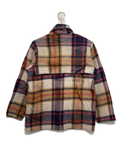 REGENT（レジェント）REGENT (レジェント) ウールジャケット レッド×ベージュ サイズ:Sの古着・服飾アイテム