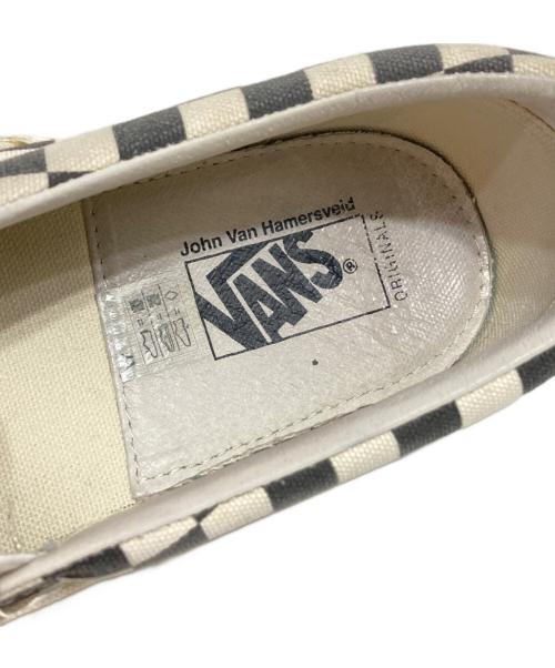 VANS（ヴァンズ）VANS (バンズ) VAULT OG CLASSIC SLIP ON ブラック×アイボリー サイズ:26の古着・服飾アイテム