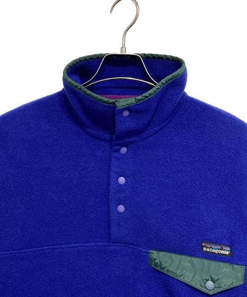 Patagonia（パタゴニア）Patagonia (パタゴニア) フリーススナッププルオーバー ブルー サイズ:Mの古着・服飾アイテム