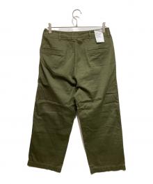 CIOTA（シオタ）の古着「スビンコットンウエポンチノパンツ」｜グリーン