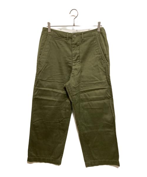CIOTA（シオタ）CIOTA (シオタ) スビンコットンウエポンチノパンツ グリーン サイズ:5の古着・服飾アイテム