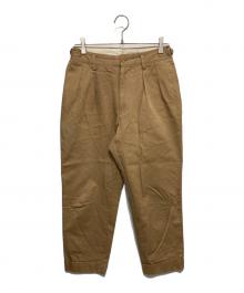 BEAMS×KAPTAIN SUNSHINE（ビームス×キャプテンサンシャイン）の古着「別注トラウザーズ」｜ブラウン