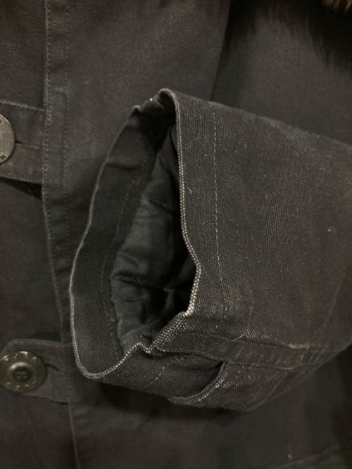 NUDIE JEANS（ヌーディー・ジーンズ）NUDIE JEANS (ヌーディー・ジーンズ) CONNOR SWEDISH ARMY COAT ブラック サイズ:Lの古着・服飾アイテム