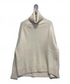 IENAイエナ）の古着「AQUAハイネックワイドプルオーバー」｜ベージュ