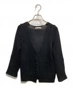 mina perhonenミナ ペルホネン）の古着「sunny sandyカーディガン」｜ブラック