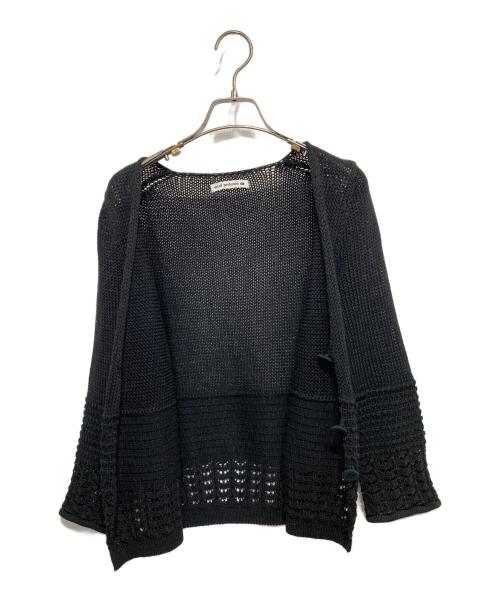 mina perhonen（ミナ ペルホネン）mina perhonen (ミナ ペルホネン) sunny sandyカーディガン ブラック サイズ:38の古着・服飾アイテム