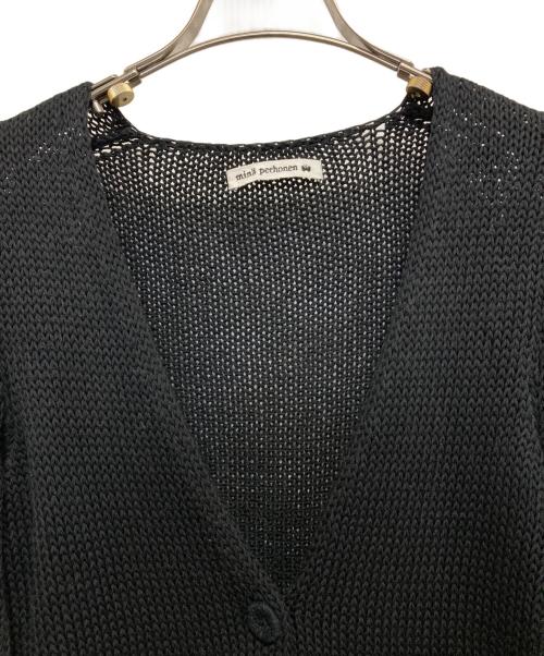 mina perhonen（ミナ ペルホネン）mina perhonen (ミナ ペルホネン) sunny sandyカーディガン ブラック サイズ:38の古着・服飾アイテム