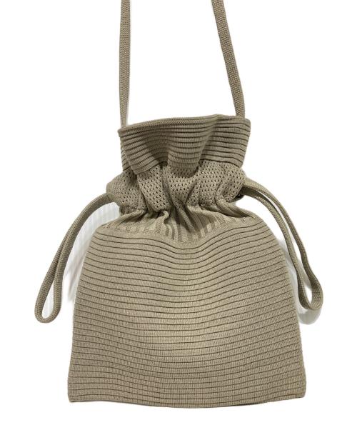 CFCL（シーエフシーエル）CFCL (シーエフシーエル) STRATA DRAWSTRING MINI BAG ベージュ サイズ:Fの古着・服飾アイテム