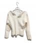 CELFORD (セルフォード) HANAE MORI (ハナエモリ) ハートネックリブニットプルオーバー ホワイト サイズ:F：6000円
