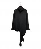 YOHJI YAMAMOTOヨウジヤマモト）の古着「変形デザインニット」｜ブラック