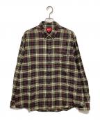 SUPREMEシュプリーム）の古着「Tartan Flannel Shirt/タータンフランネルシャツ」｜イエロー×ブラック