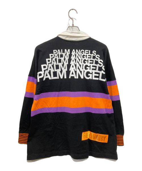 Palm Angels（パーム エンジェルス）Palm Angels (パーム エンジェルス) ハーフジップシャツ ブラック サイズ:Sの古着・服飾アイテム