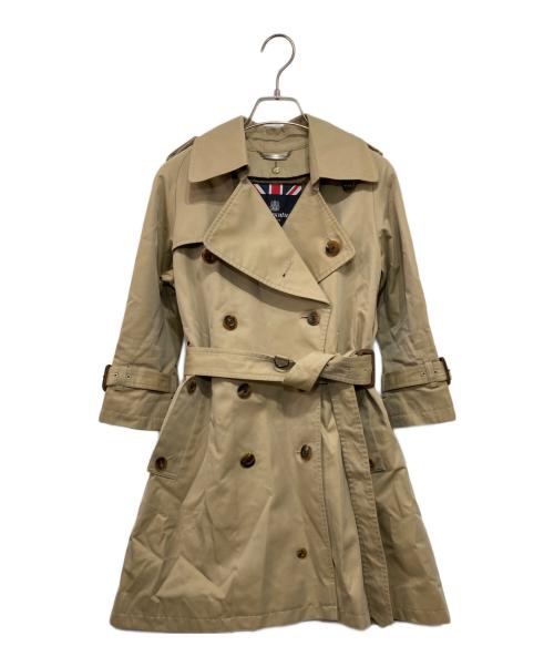 Aquascutum（アクアスキュータム）Aquascutum (アクアスキュータム) ショートトレンチコート ベージュ サイズ:-の古着・服飾アイテム