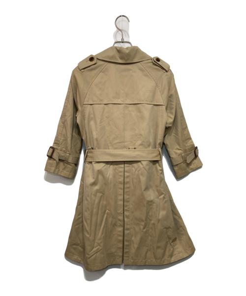 Aquascutum（アクアスキュータム）Aquascutum (アクアスキュータム) ショートトレンチコート ベージュ サイズ:-の古着・服飾アイテム
