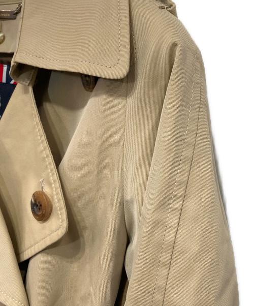 Aquascutum（アクアスキュータム）Aquascutum (アクアスキュータム) ショートトレンチコート ベージュ サイズ:-の古着・服飾アイテム
